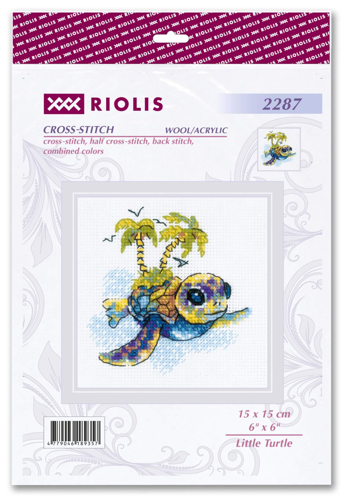 Little Turtle - Cross Stitch Kit