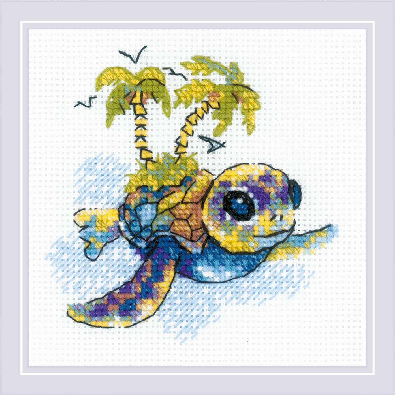 Little Turtle - Cross Stitch Kit