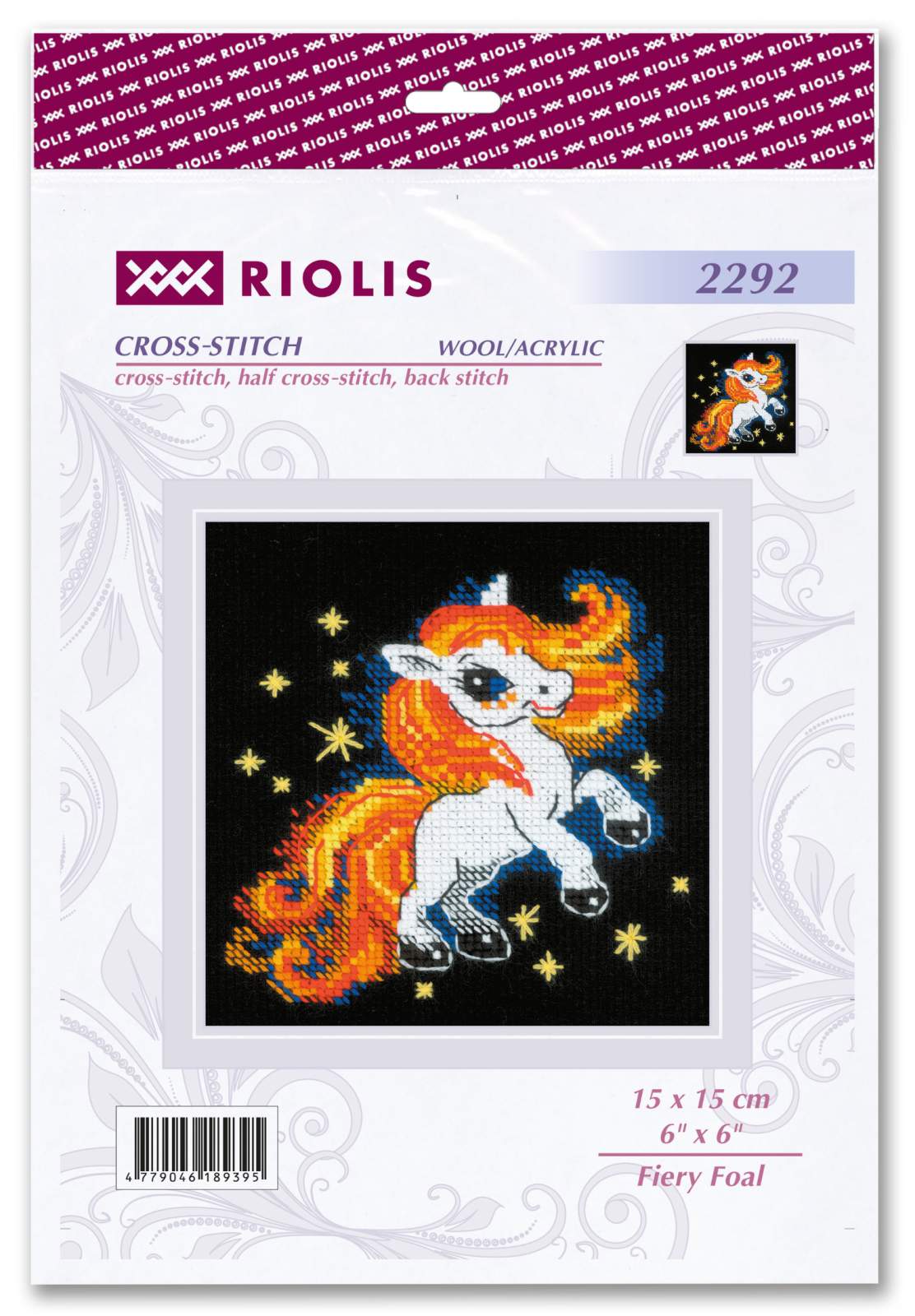 Fiery Foal - Cross Stitch Kit
