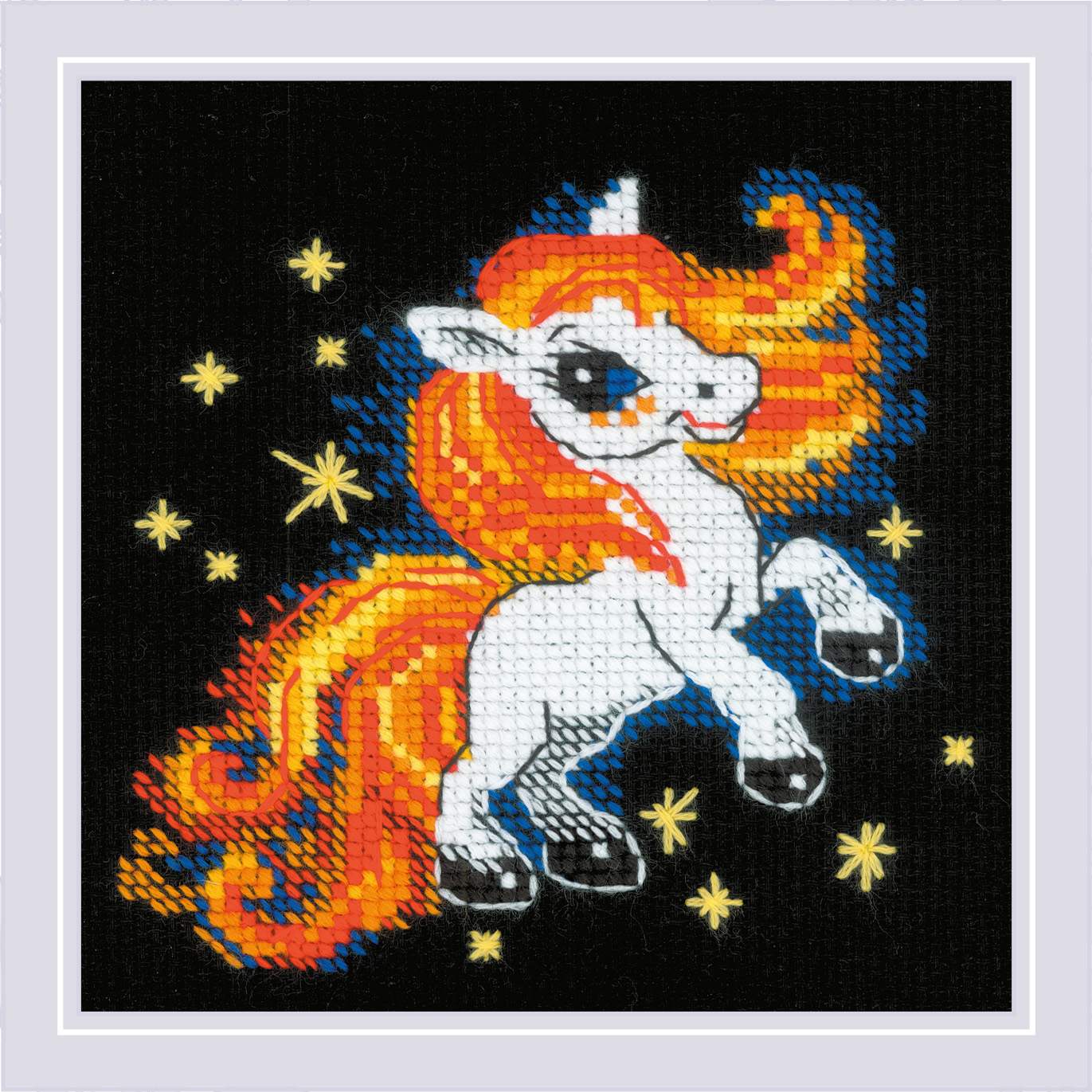 Fiery Foal - Cross Stitch Kit