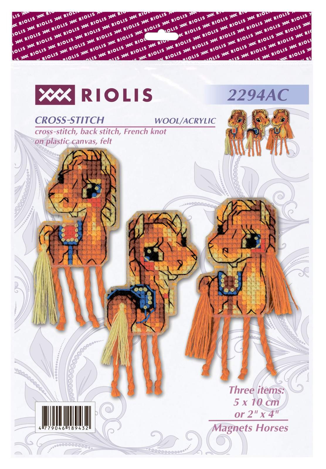 Magnets Horses - Cross Stitch Kit