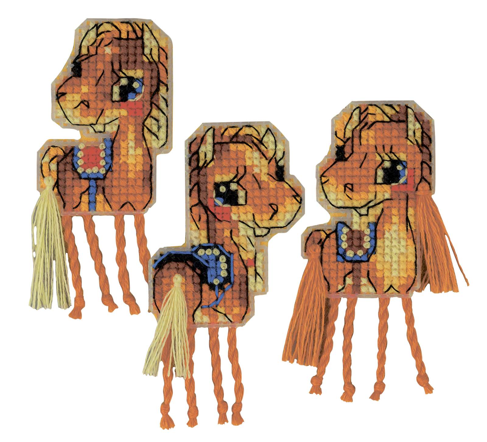 Magnets Horses - Cross Stitch Kit