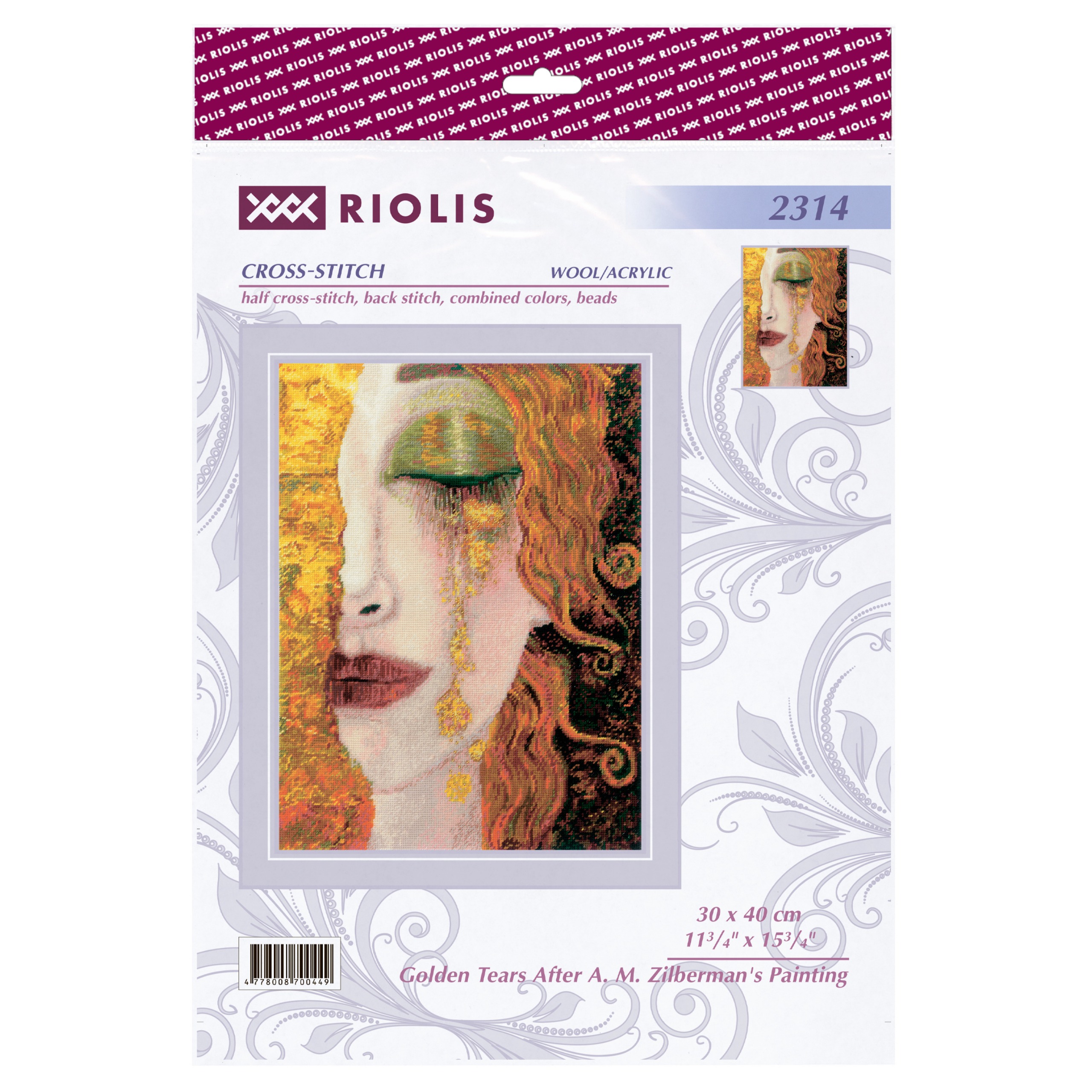 Golden Tears - Cross Stitch Kit