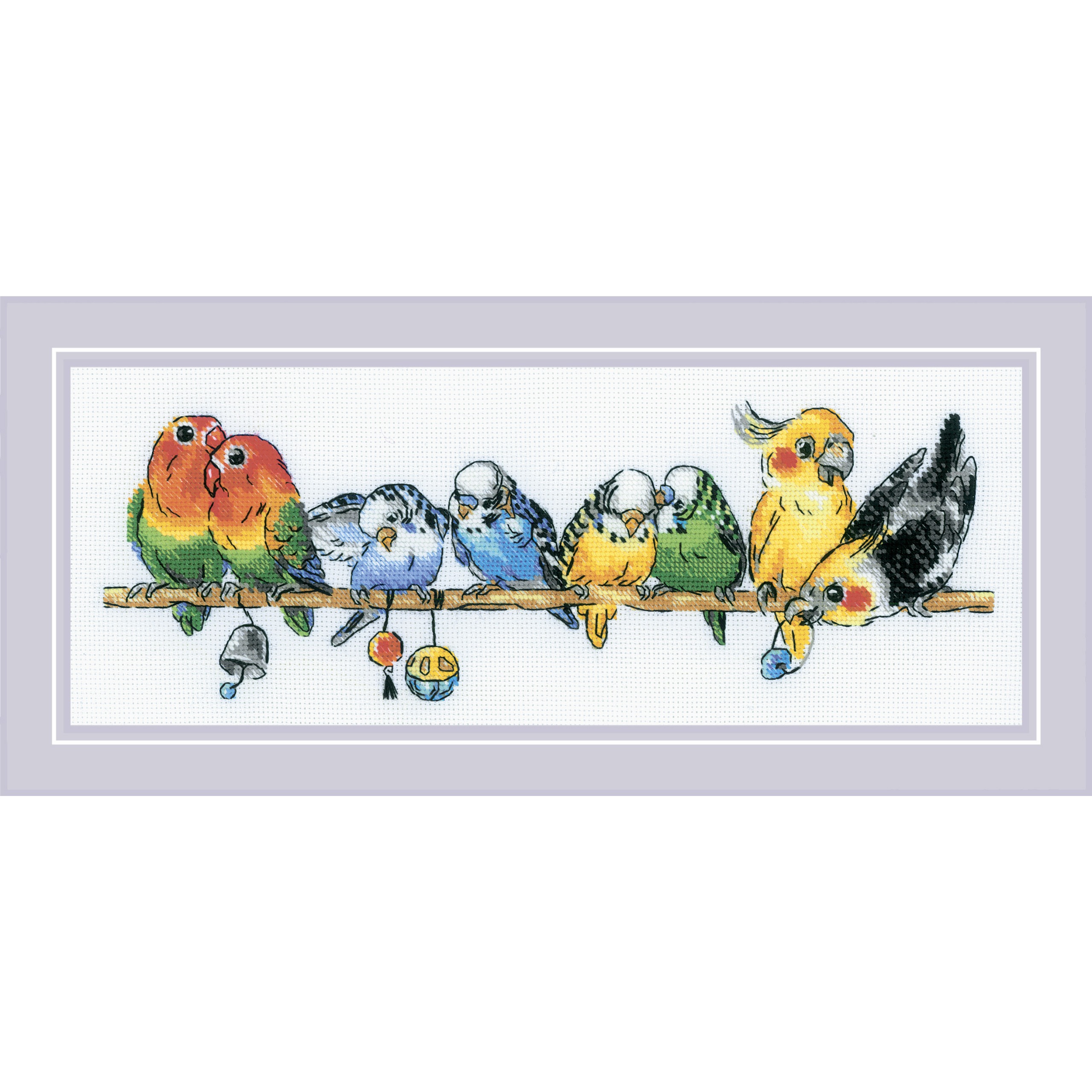 Parrots - Cross Stitch Kit