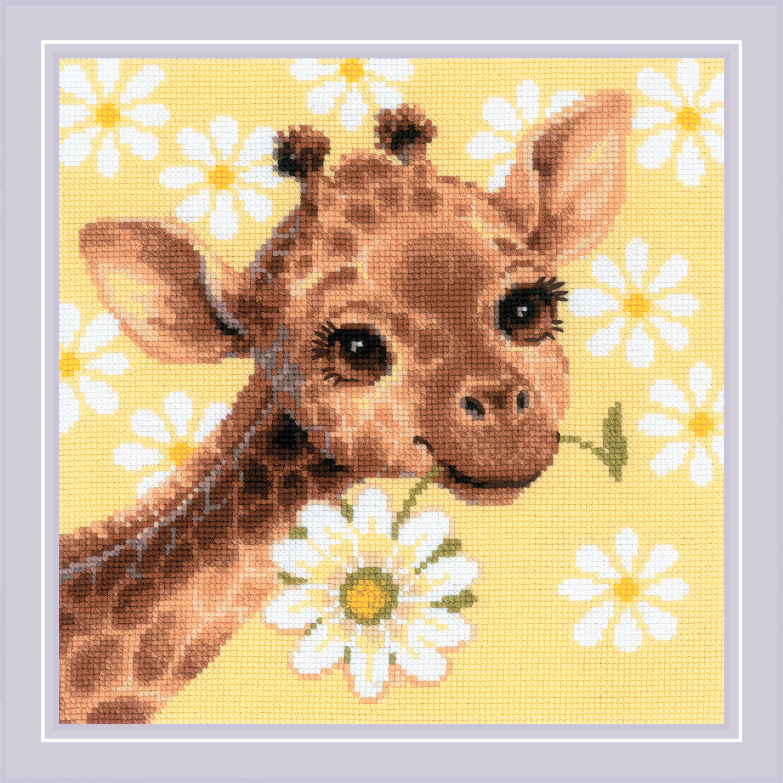Little Giraffe - Cross Stitch Kit