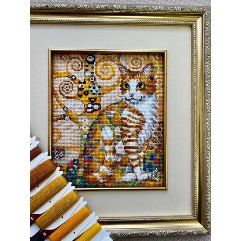Golden Cat - Cross Stitch Kit