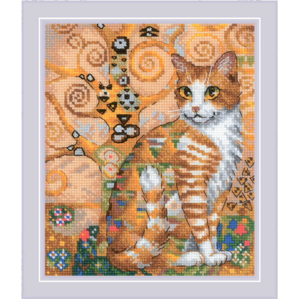 Golden Cat - Cross Stitch Kit