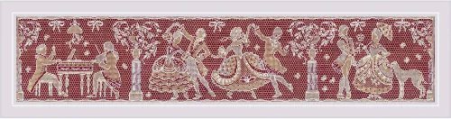 Ballroom Lace - Cross Stitch Kit, zoomed in. Select this picture to zoom back out.