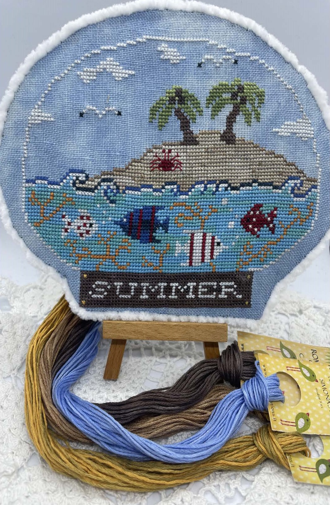 Summer in a Snowglobe - Cross Stitch Pattern
