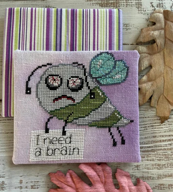 The Zombee - Halloween Animals - Cross Stitch Pattern