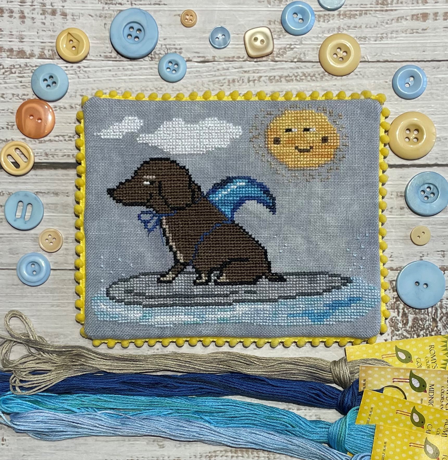 Sharkshund - Cross Stitch Pattern