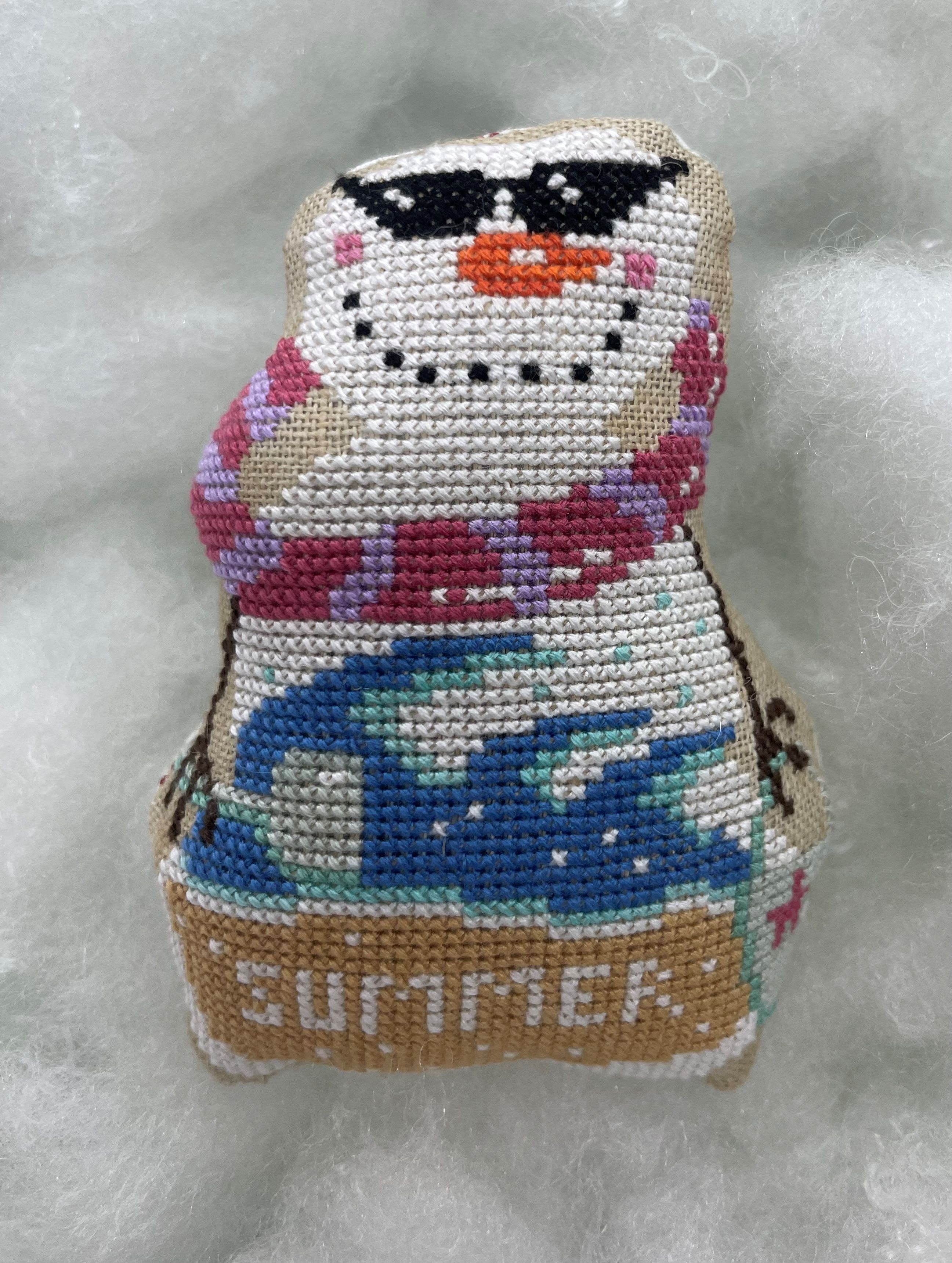 Snowman Summer - Cross Stitch Pattern