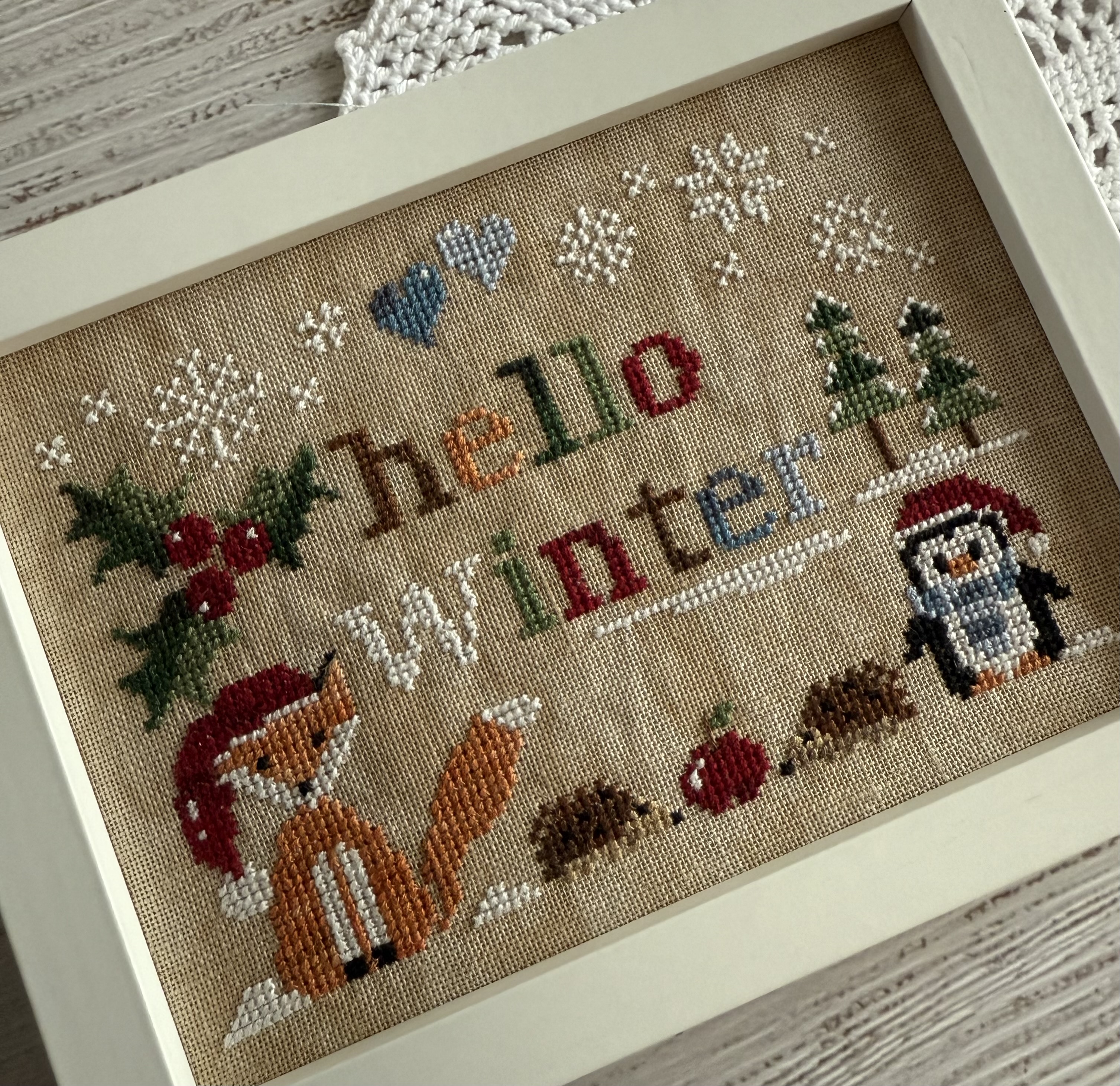 Hello Winter - Cross Stitch Pattern