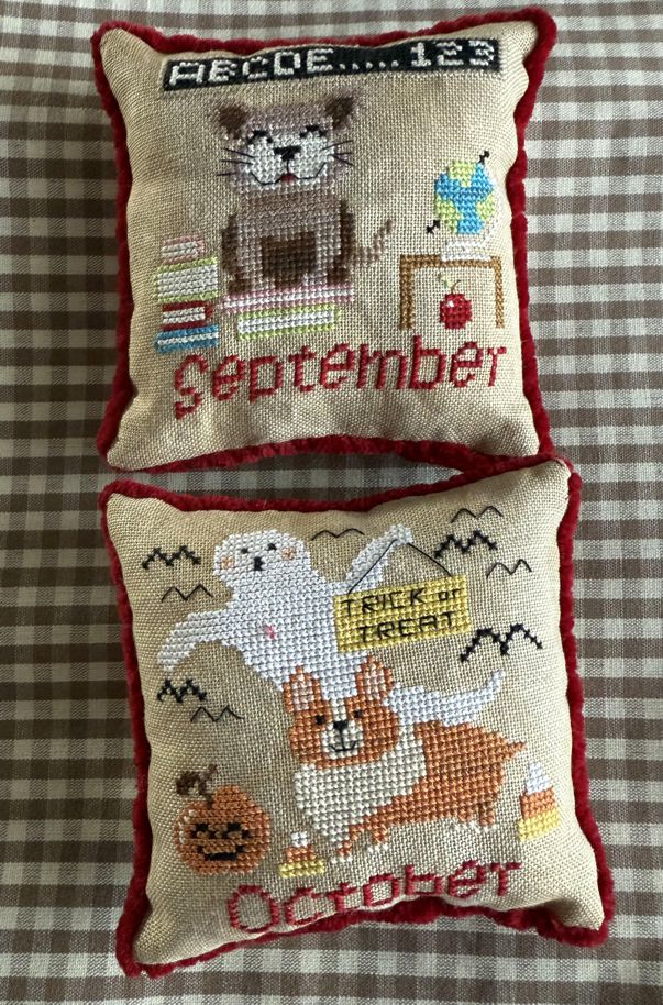 Dogs Of The Month-September & October - Cross Stitch Pattern