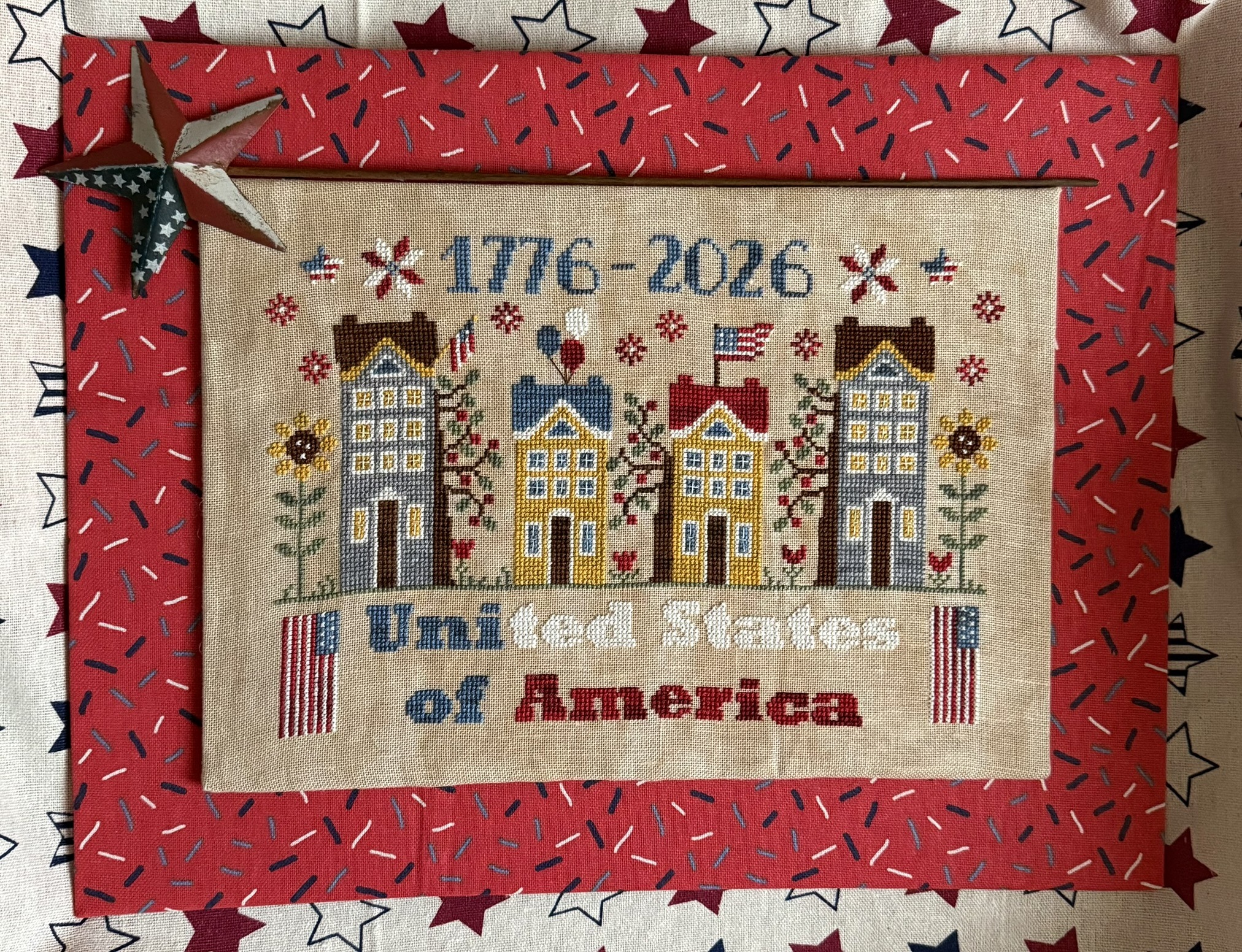 1776 - 2026 - Patriotic Cross Stitch Pattern