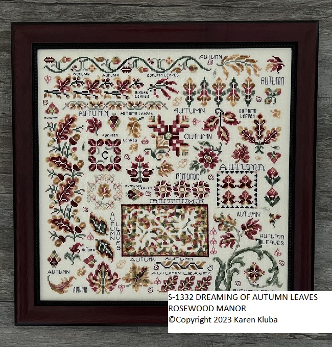 Dreaming Of Autumn Leaves - Cross Stitch Pattern