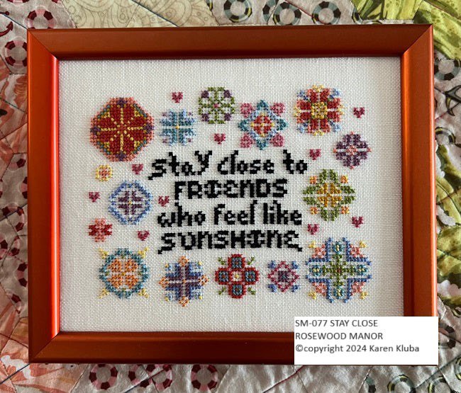 Stay Close - Cross Stitch Pattern