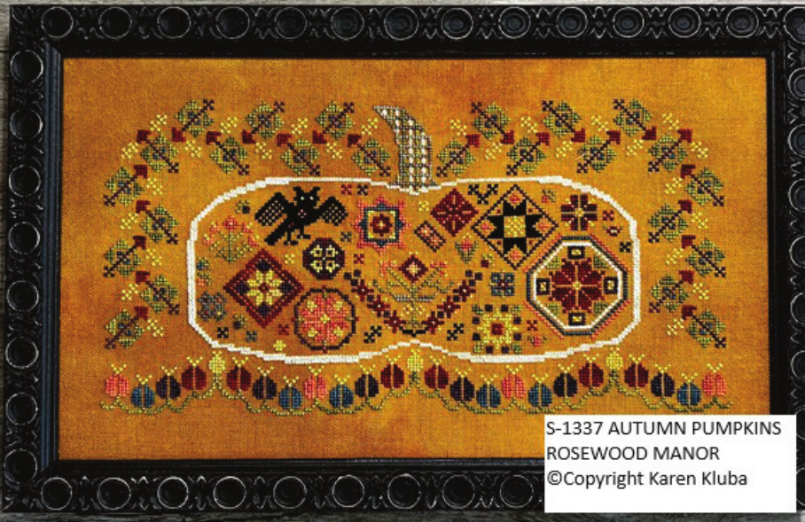 Autumn Pumpkins - Cross Stitch Pattern