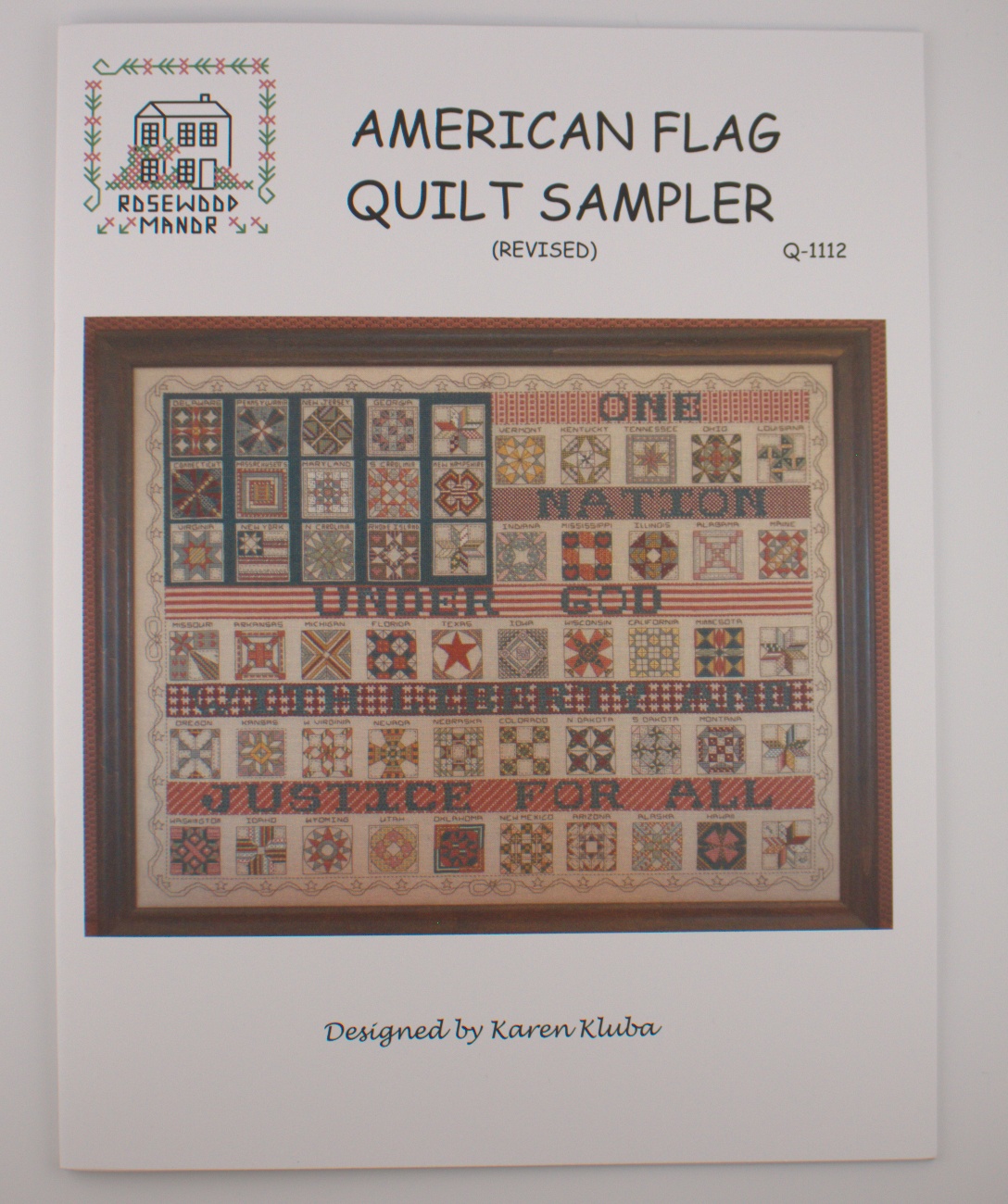 American Flag Quilt Revised - Cross Stitch Pattern