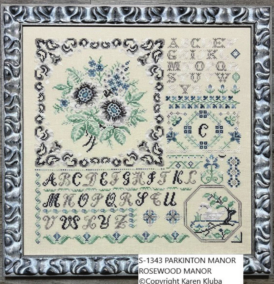 Parkington Manor Sampler - Cross Stitch Pattern
