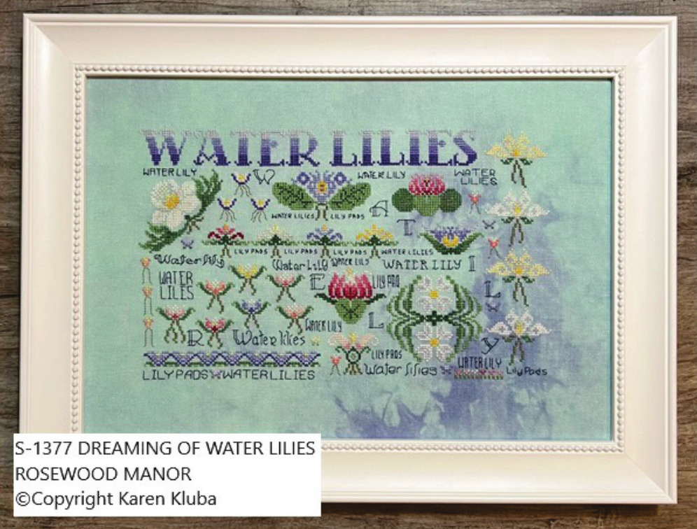Dreaming Of Waterlilies - Cross Stitch Pattern