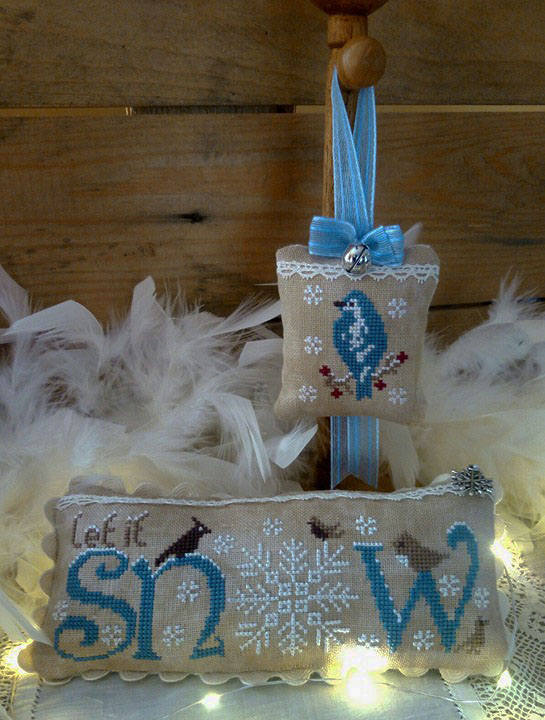 Snow (with embellishments) - Cross Stitch Pattern