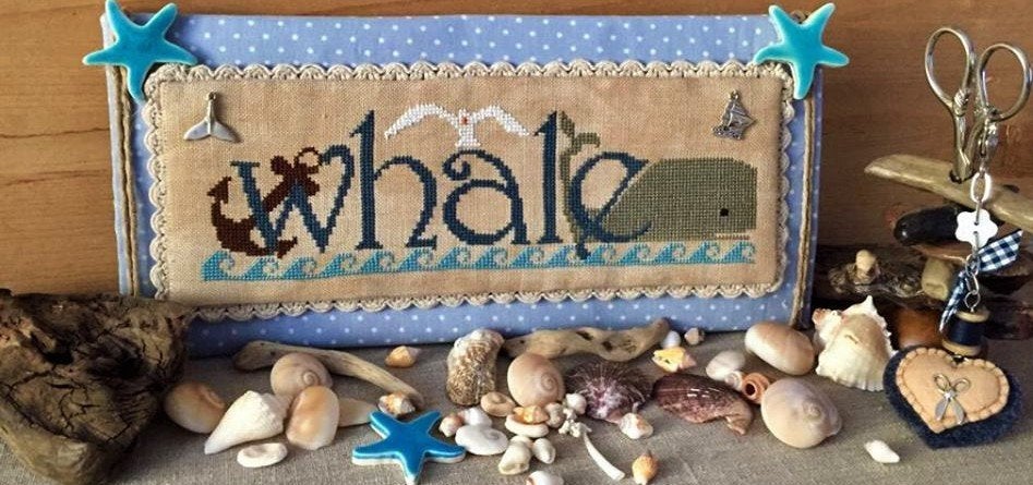 Whale (with Charm) - Cross Stitch Pattern