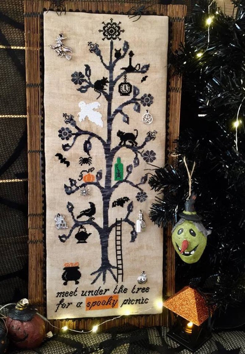 Meet Me Under the Tree - Cross Stitch Pattern