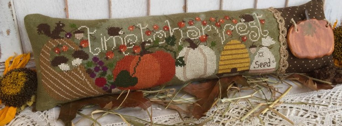 Time to Harvest (with charm) - Cross Stitch Pattern