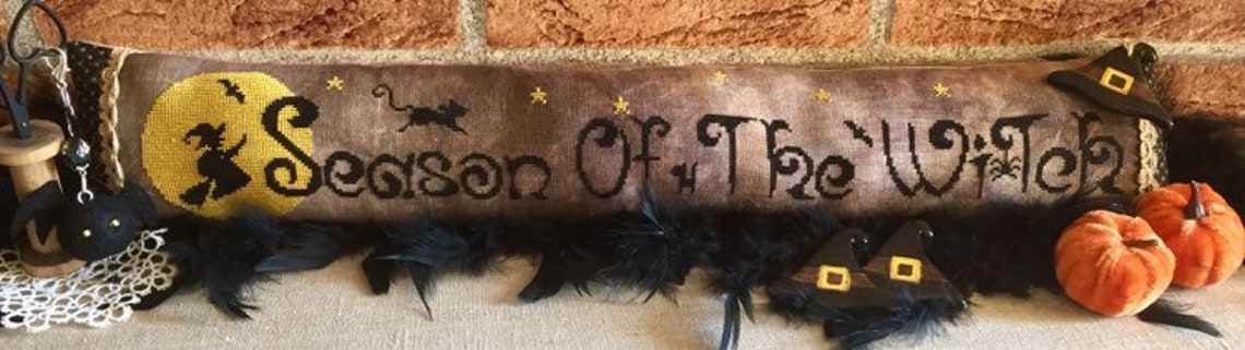 Season of the Witch - Halloween Cross Stitch Pattern