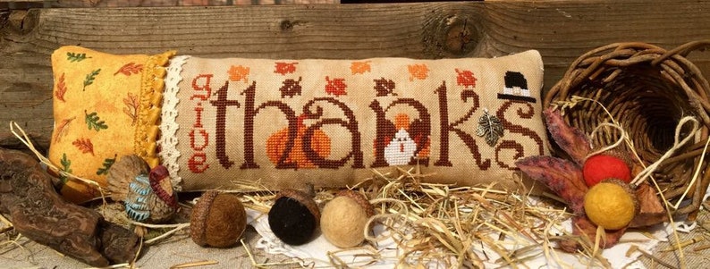 Give Thanks R-30 - Cross Stitch Pattern