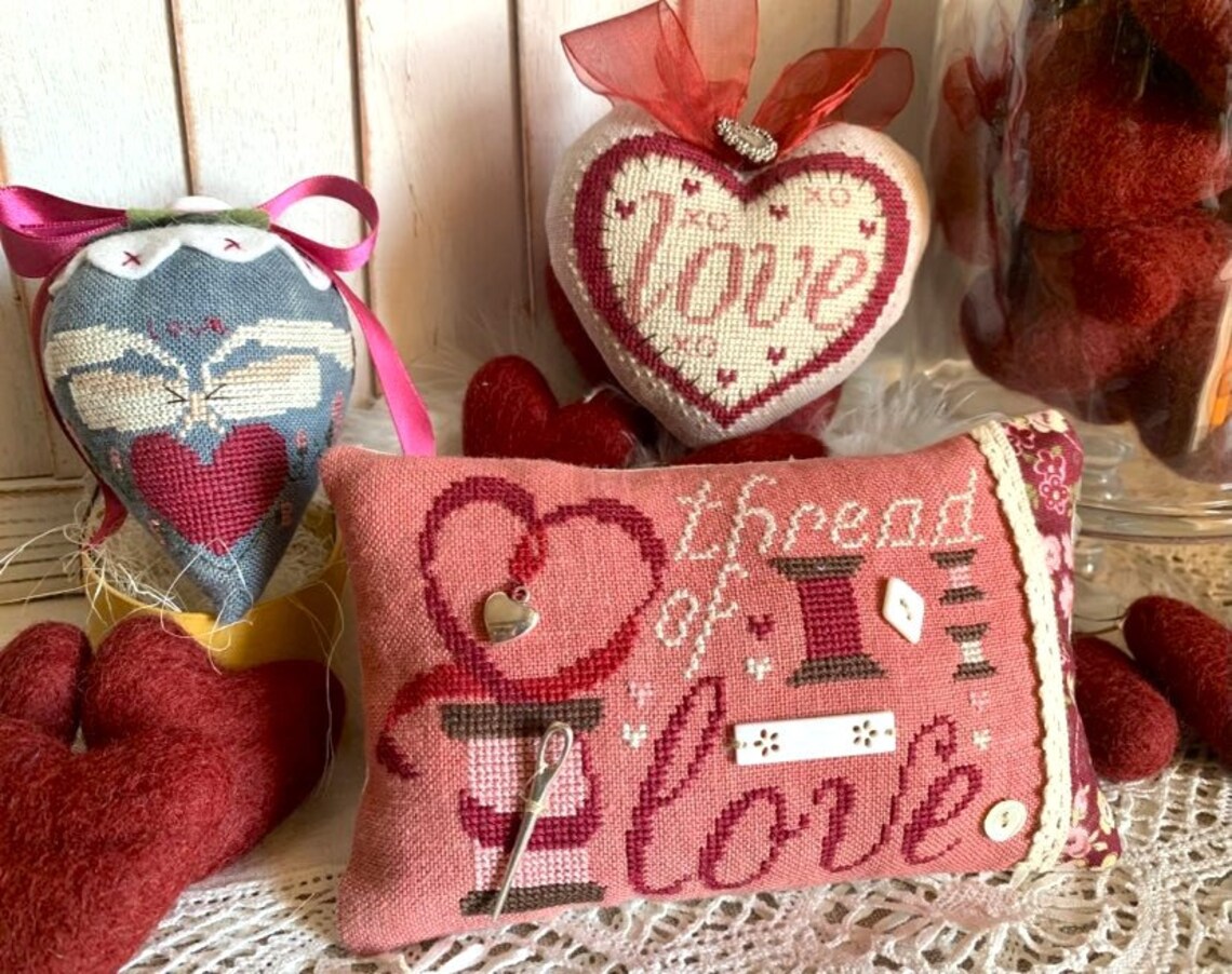 Trio Valentine - Cross Stitch Pattern