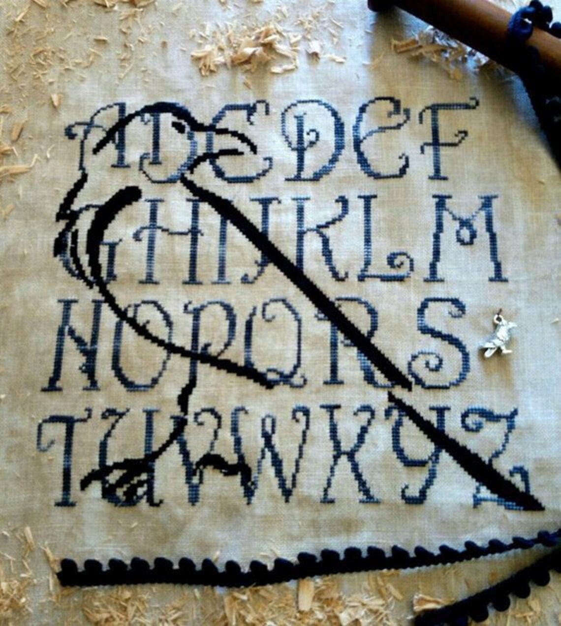 Crow Sampler - Halloween Cross Stitch Pattern
