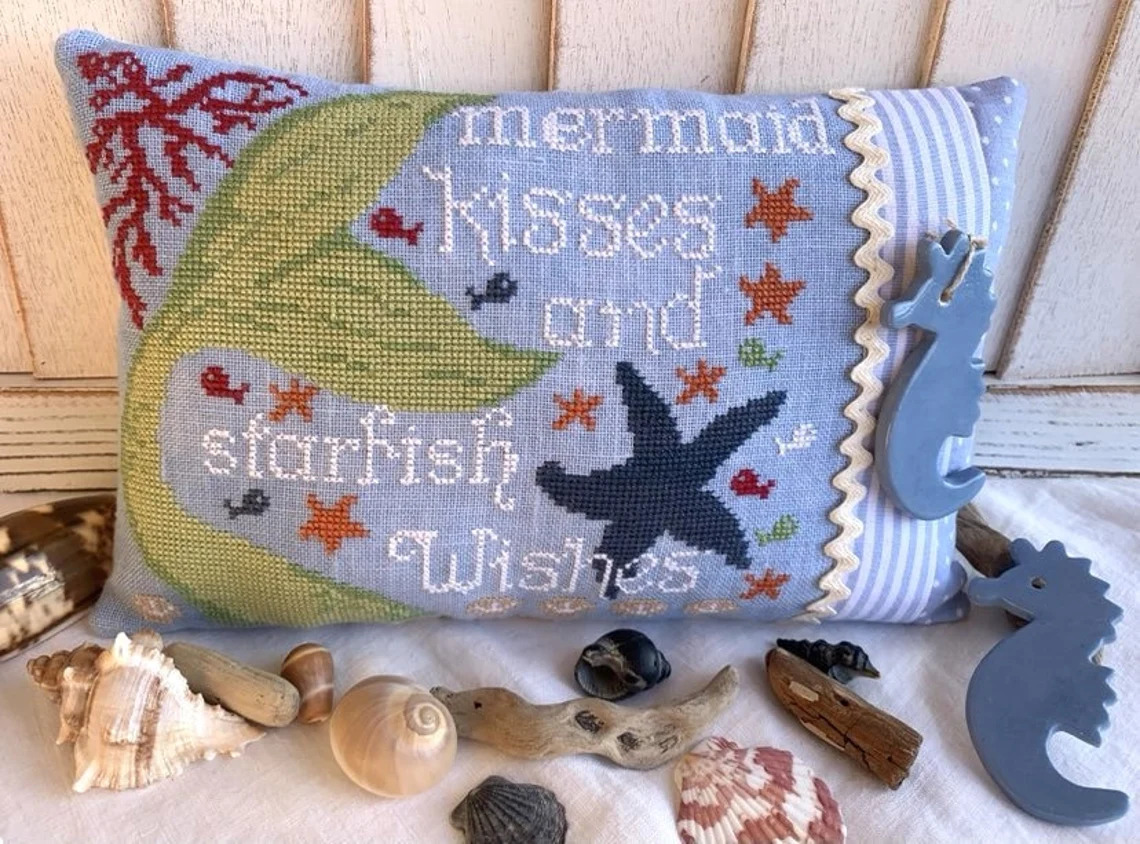 Mermaid Kisses - Cross Stitch Pattern