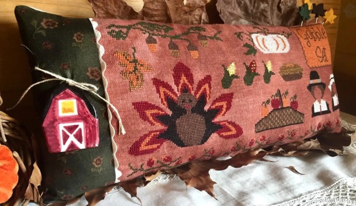 Gobble Set - Thanksgiving Cross Stitch Pattern