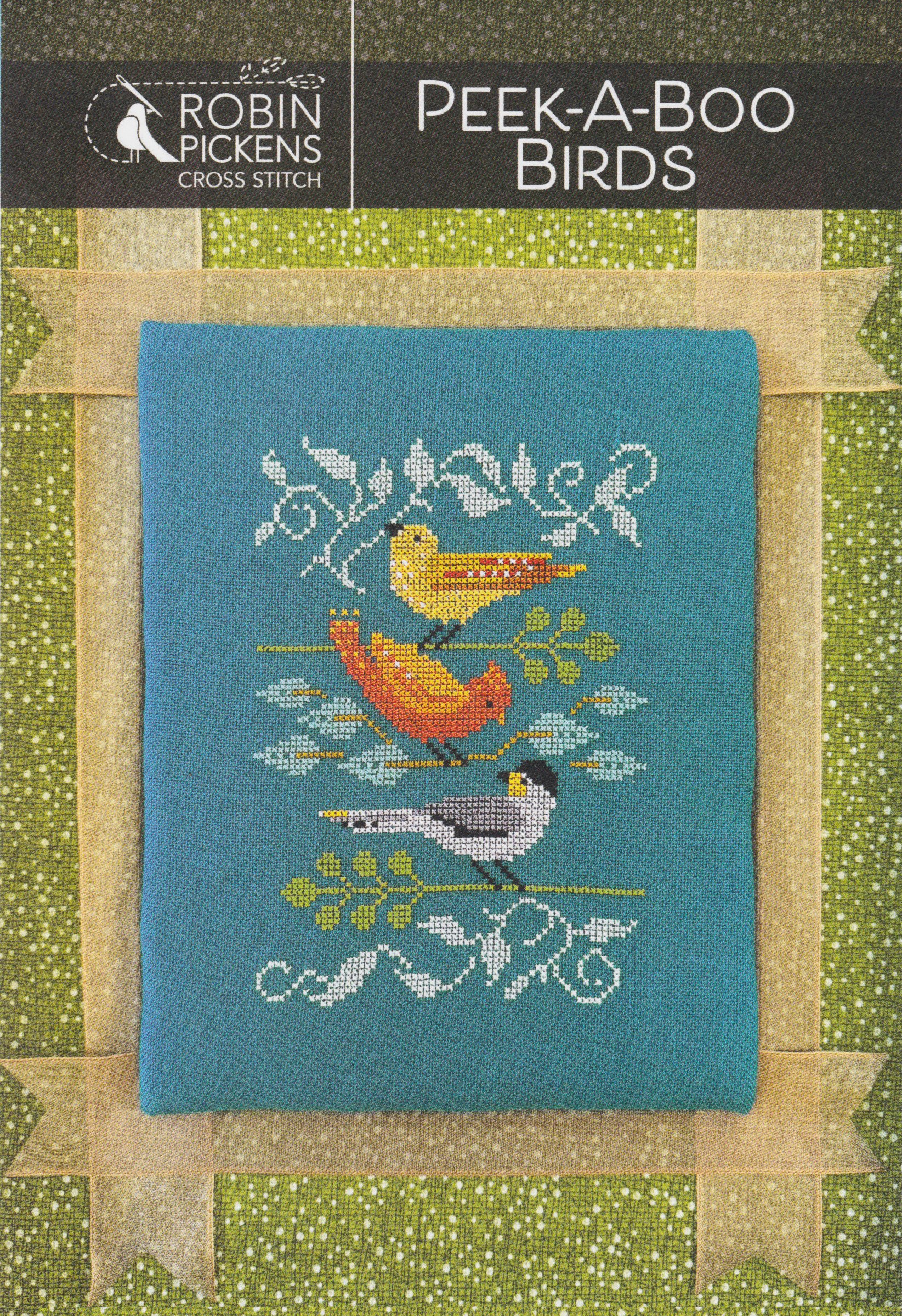 Peek A Boo Birds - Cross Stitch Pattern
