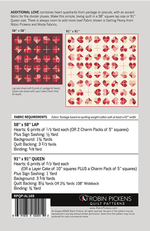 Additional Love - Valentine Quilt Pattern