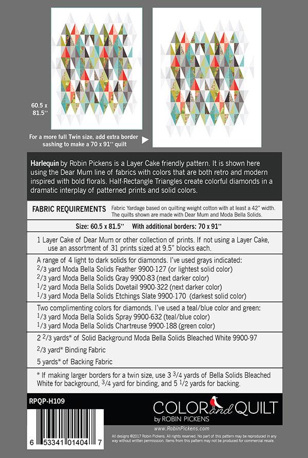 Harlequin - Quilt Pattern