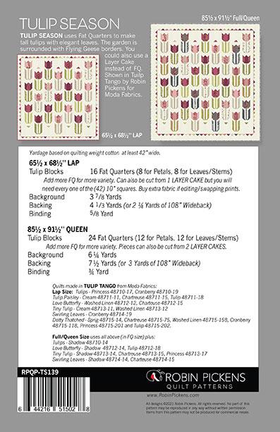 Tulip Season - Quilt Pattern