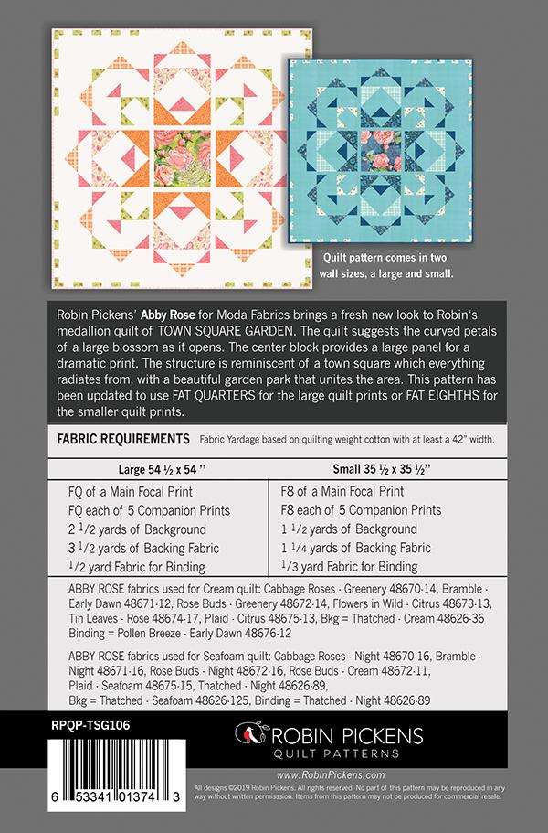 Town Square Garden - Quilt Pattern