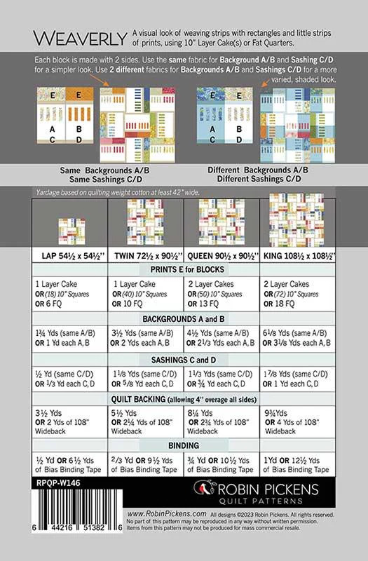 Weaverly - Quilt Pattern