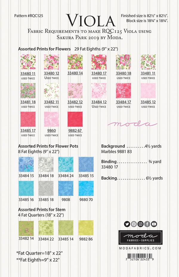 Viola - Quilt Pattern