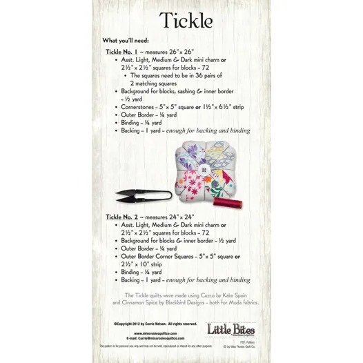 Tickle - Quilt Pattern