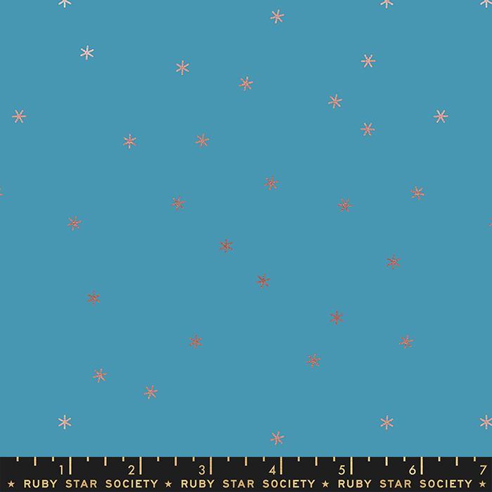 Spark Metallic Vintage Blue - Quilt Fabric