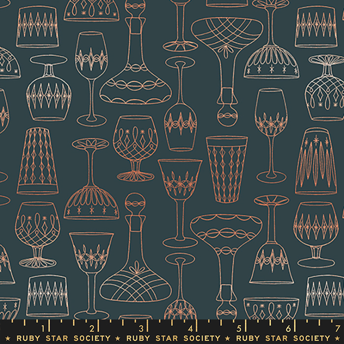 Elixir Metallic Smoke - Decanted - Quilt Fabric