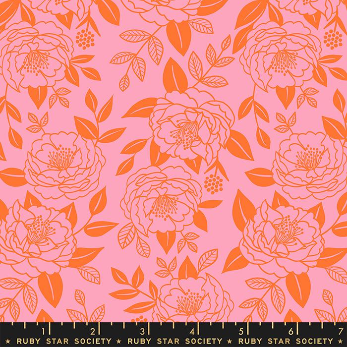 Rise And Shine Garden - Azalea - Quilt Fabric