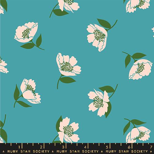 Juicy Dark Turquoise - Quilt Fabric