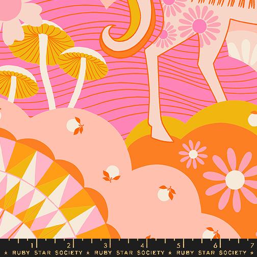 Carousel Retro - Zinnia - Quilt Fabric