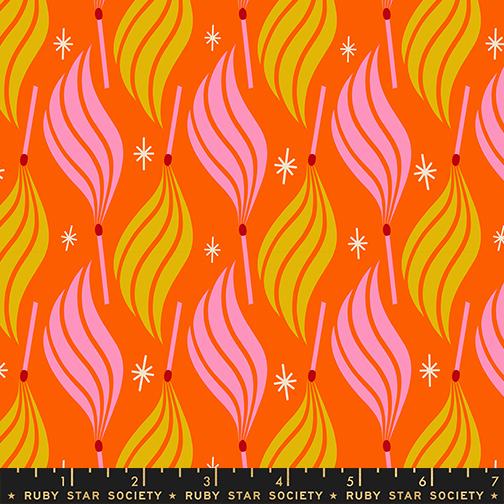 Trinketry Flame Goldfish - Quilt Fabric
