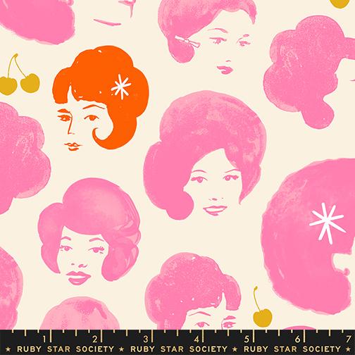 Sparkle Mart Women June - Quilt Fabric, zoomed in. Select this picture to zoom back out.